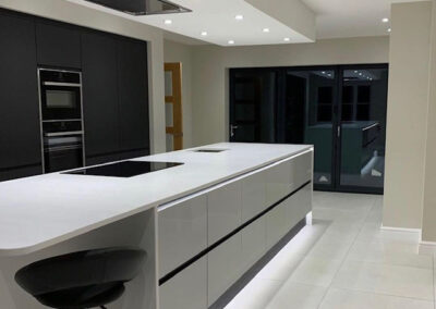 Grey Handleless Kitchen